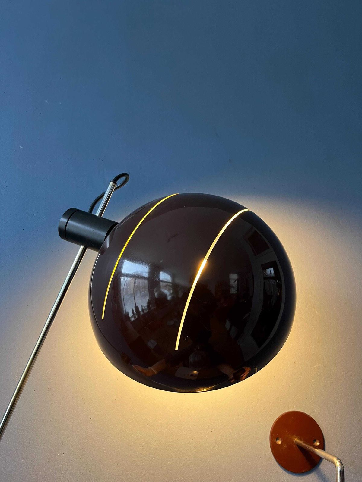 Brown Vintage Bis Sappemeer Flexible Design Wall Lamp photo Lighting