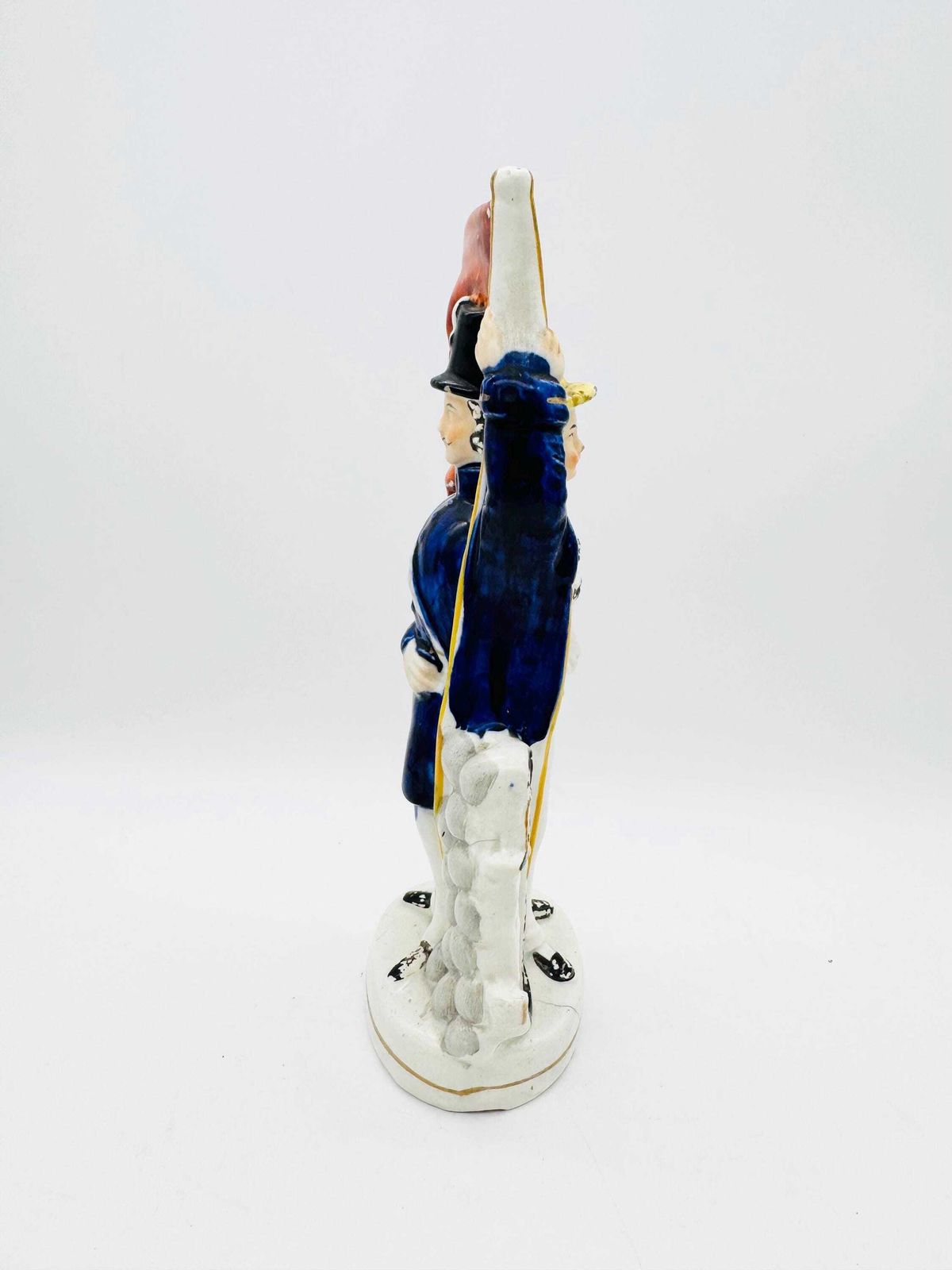 photo furniture Reversibile Staffordshire Figure, Soldier And Sailor 1855 Rare