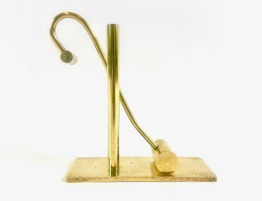 Mid Century Counterweight Paperweight In Brass, 1970s photo for sale