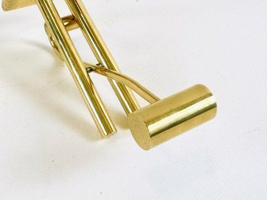 photo furniture Mid Century Counterweight Paperweight In Brass, 1970s