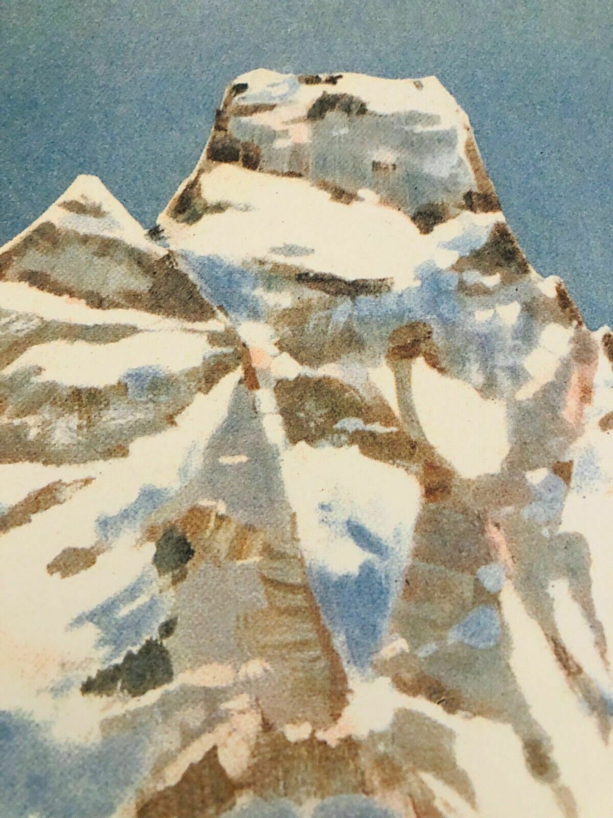 Arnaldo Musati, C.A. 1970   Cervinia Breuil Valle D'aosta   Original Vintage Affiche Cm 70 X 50 photo buy
