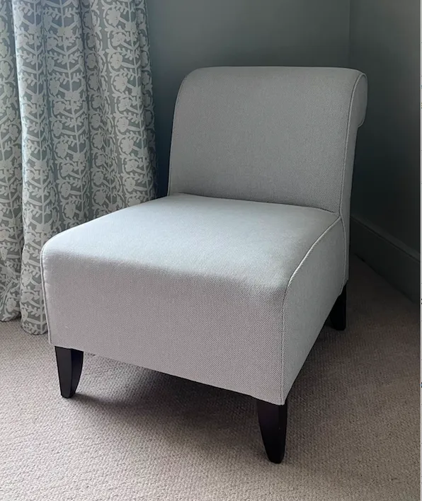 Bligny Occasional Chair, Upholstered In Designers Guild Findon Platinum photo furniture