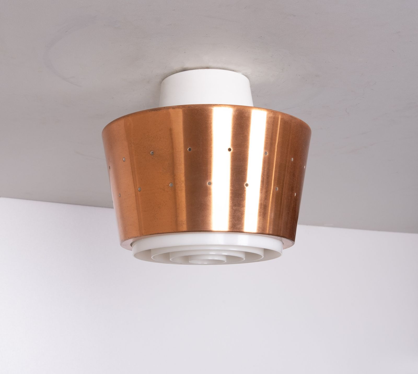 Messing Fog & Mórup Hanglamp Jaren 1960 Denemarken photo for sale
