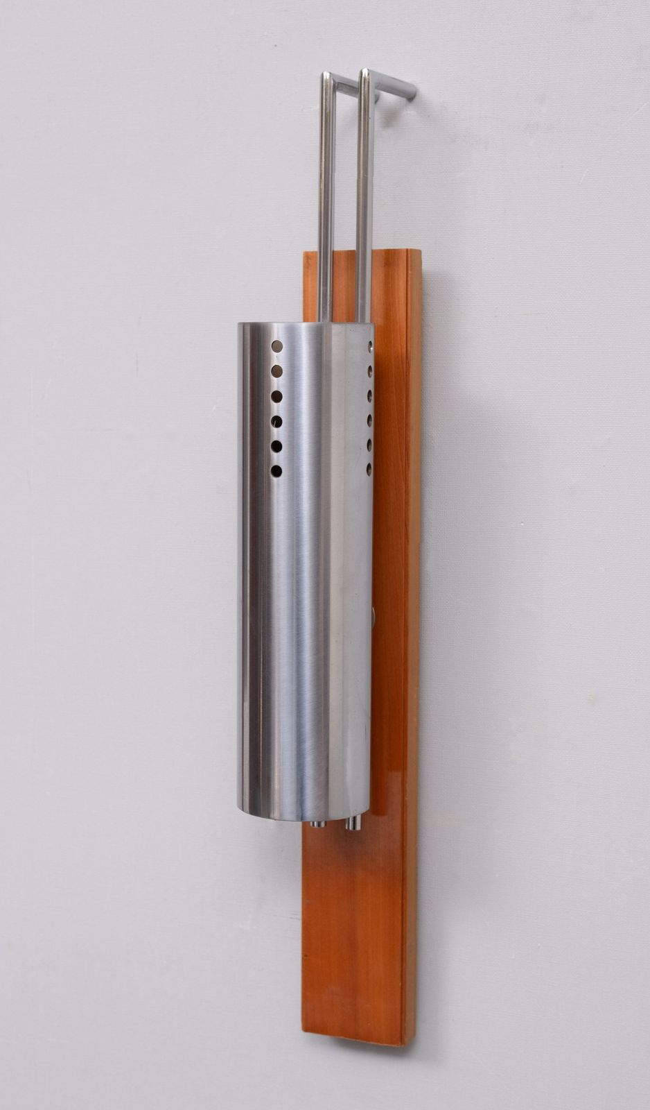 Vintage France Stainless Steel Tube Wall Lamps 1970s photo buy