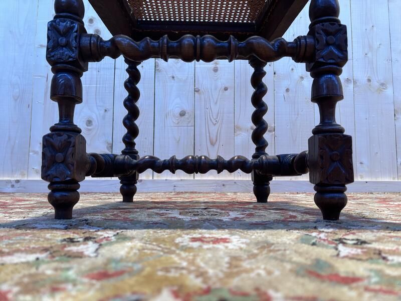 Série De 4 Chaises  Renaissance En Cannage . photo vinterior