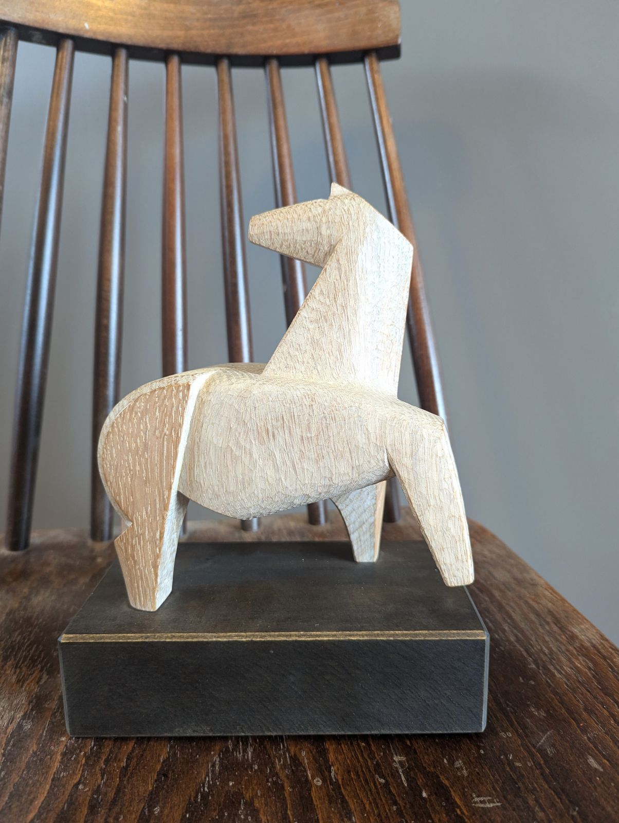 Wooden Horse, 1990s, Modernist photo for sale
