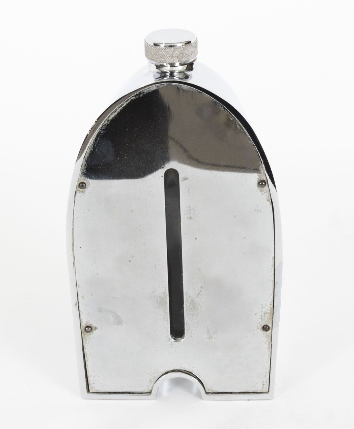 Vintage Bugatti Chromium Radiator Decanter Late 20th Century photo vinterior