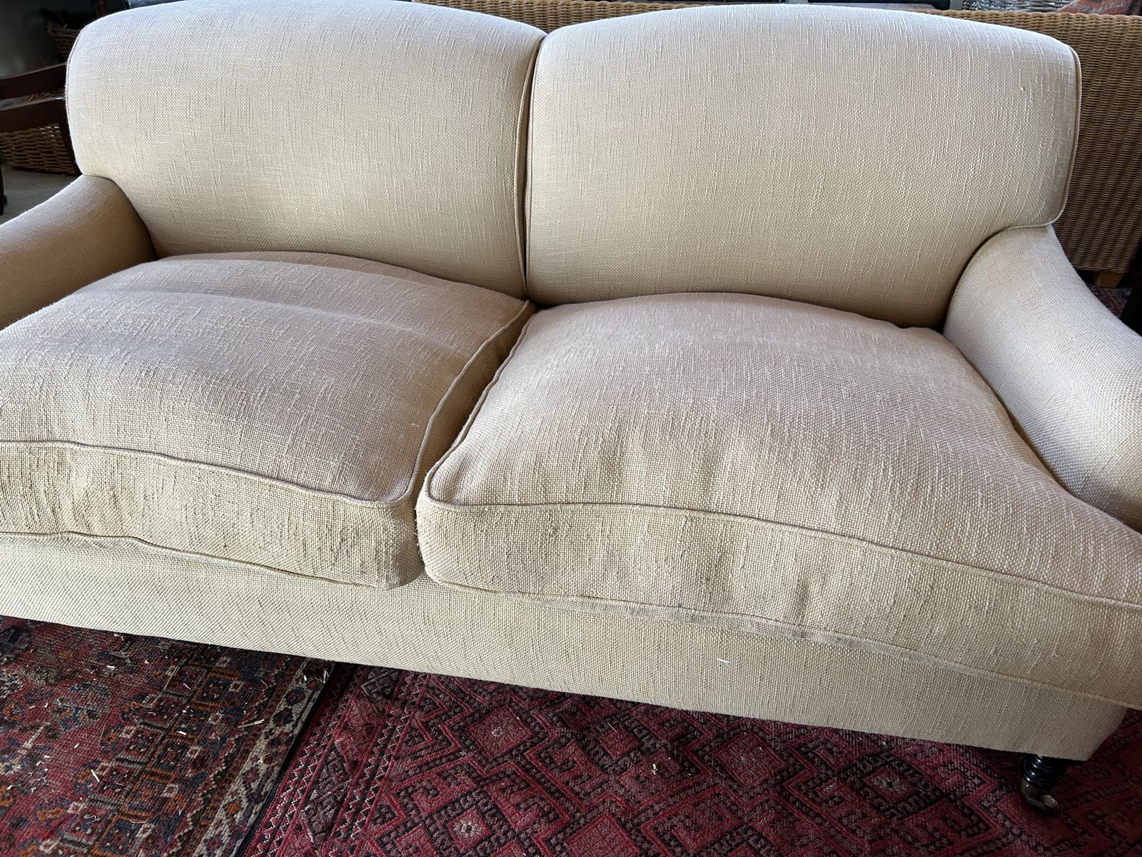 Classic George Smith 6ft Standard Arm Sofa photo furniture