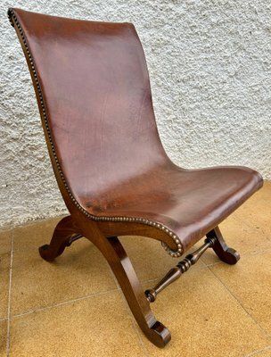 Spanish Oak Side Chairs By Pierre Lottier For Valenti, 1950s, Set Of 2 photo for sale