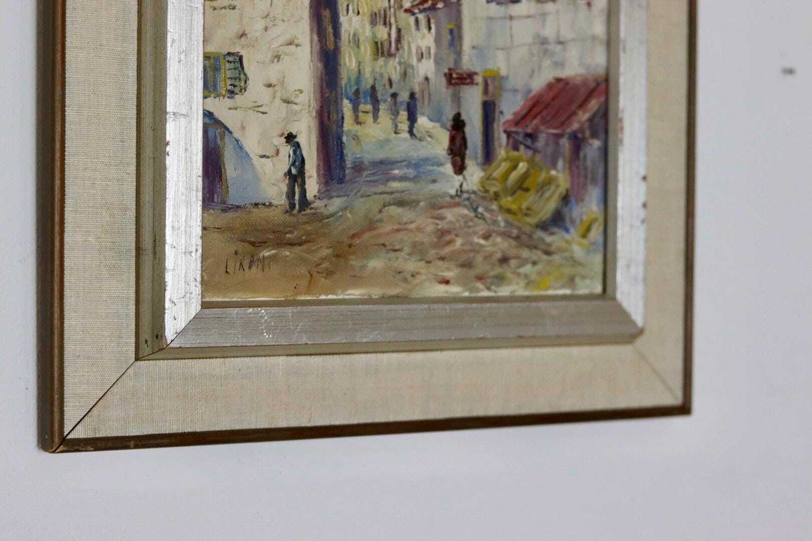 " European Street" By Lironi, Mid 20th Century photo Art