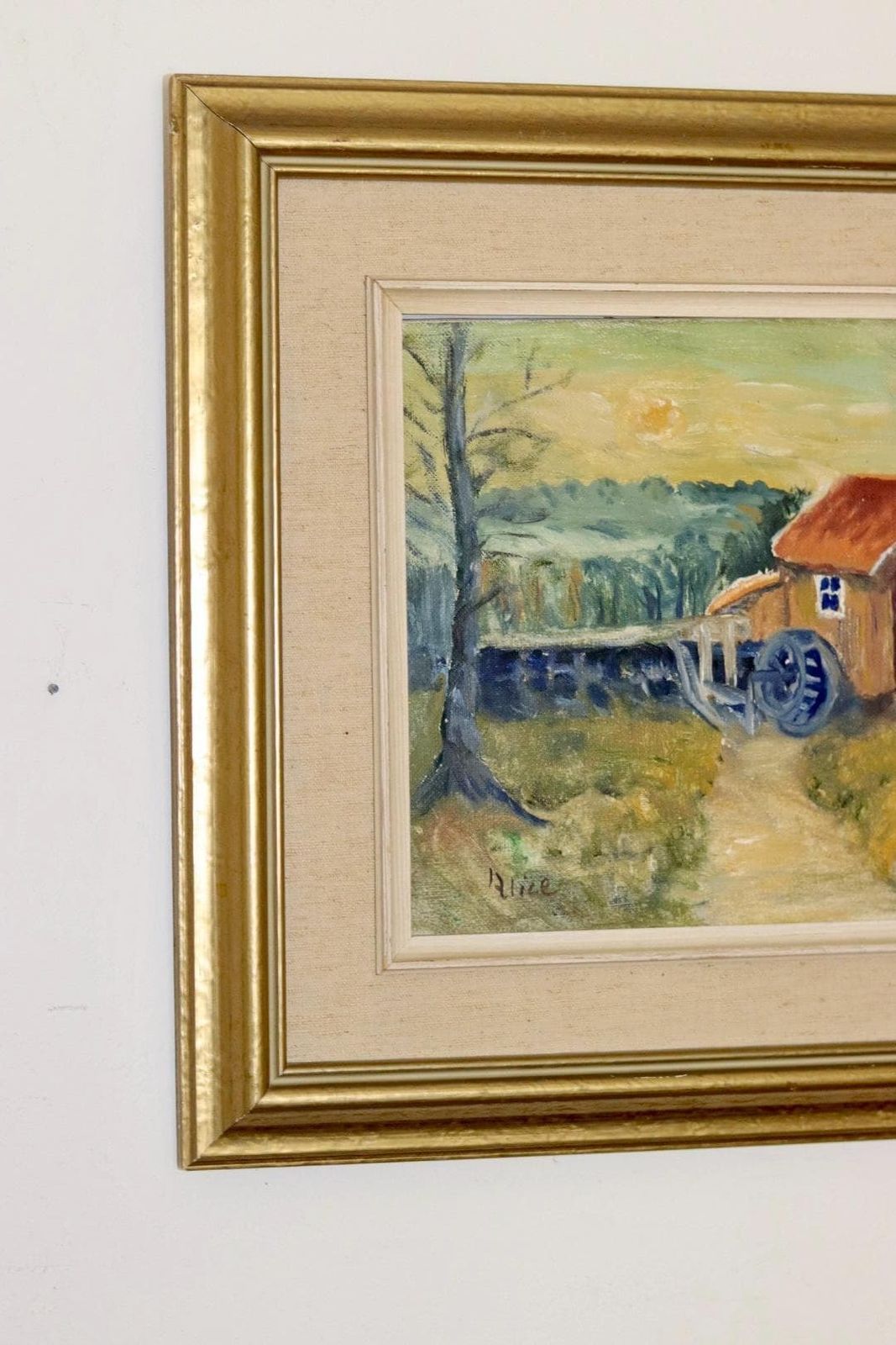"Hut In A Serene Landscape" By Alice photo Art