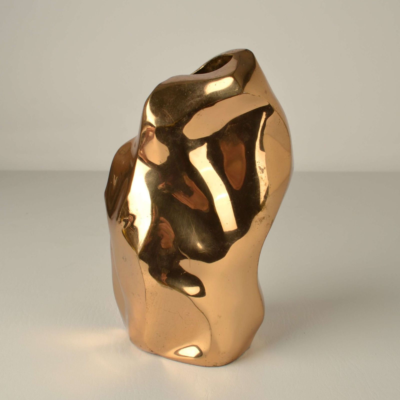 Sculptural Bronze Vase By Michel Jaubert photo furniture