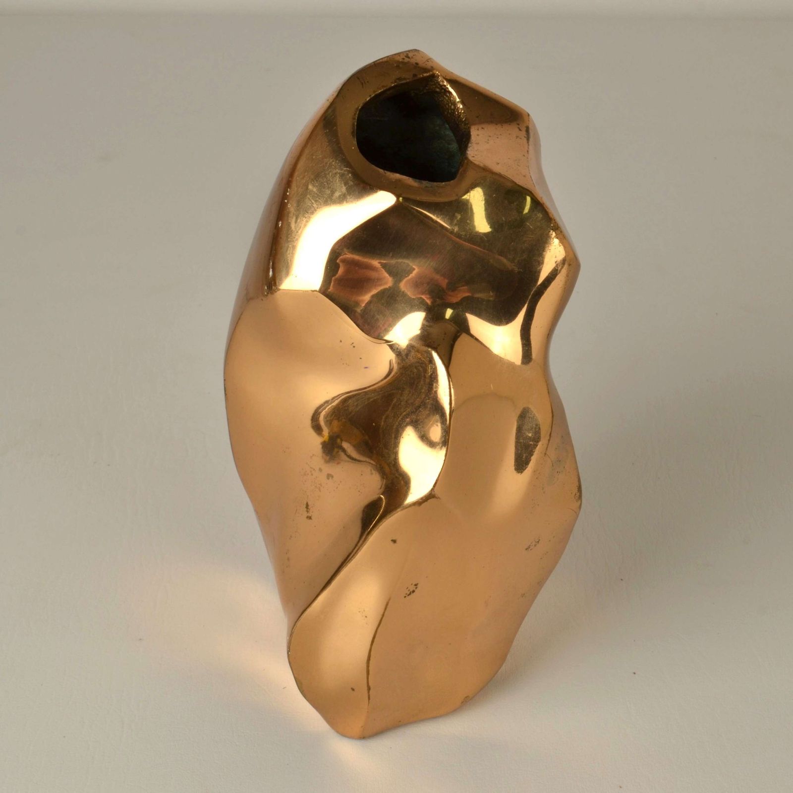 Sculptural Bronze Vase By Michel Jaubert photo 1995.0