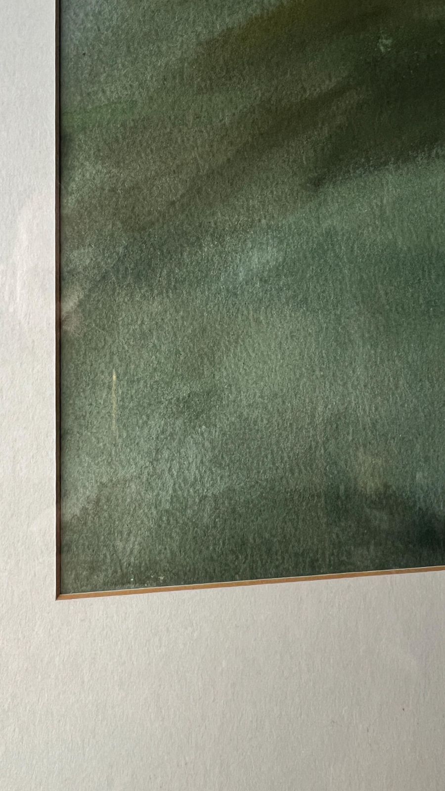 Large Late 20th Century Acrylic Landscape Painting In Solid Wood Frame photo Art