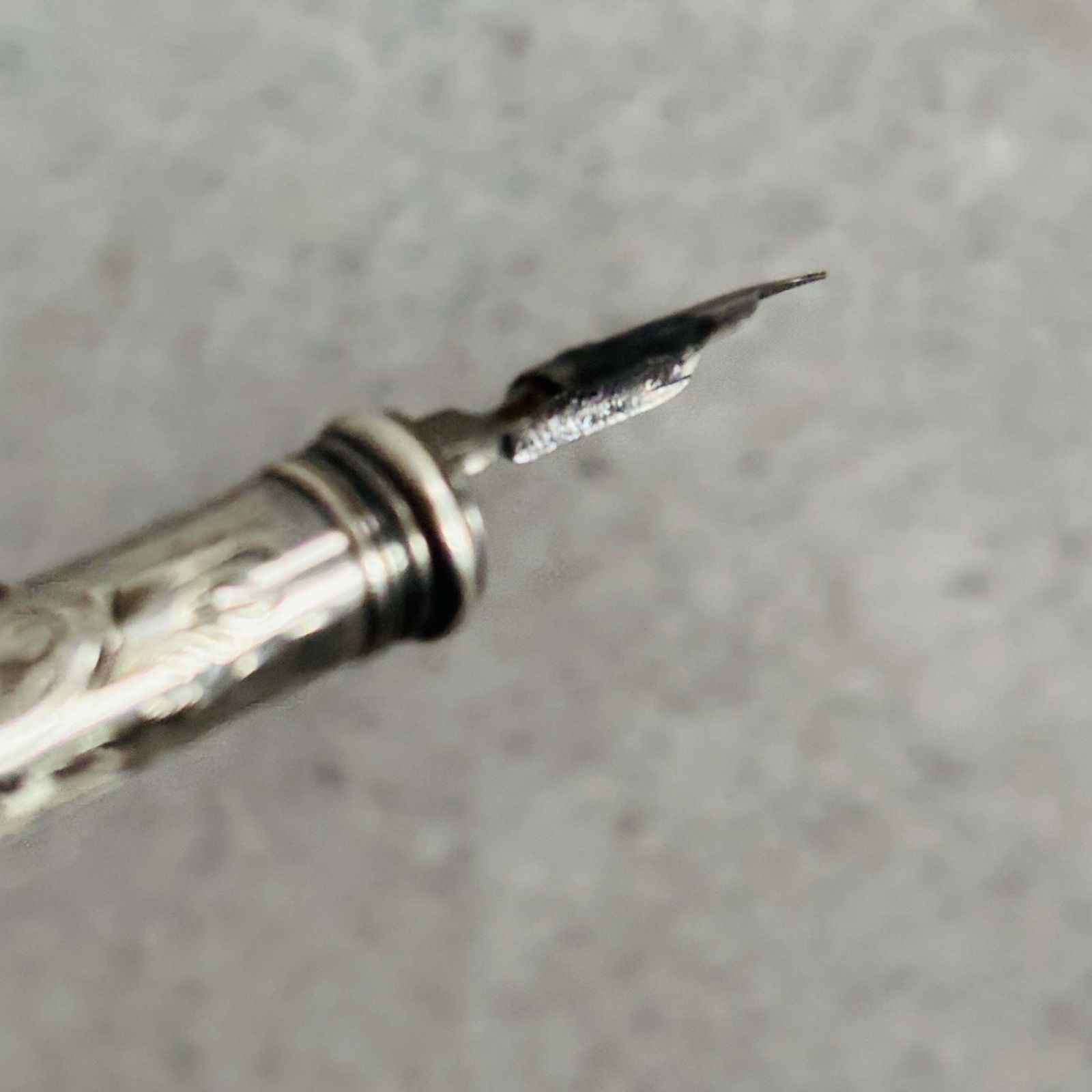 Antique Silver Retractable Pen Pencil And Knife photo vintage