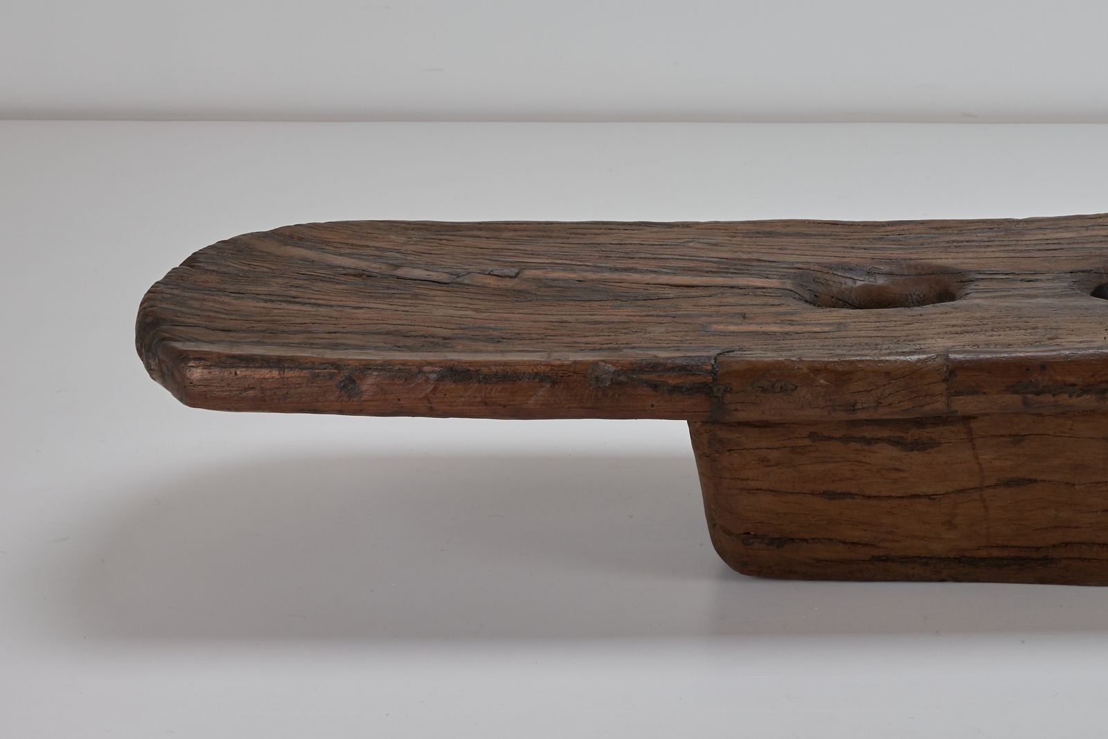 Sculptural Tribal Wooden Rice Mortar From Ne India Nagaland Coffee Table photo Furniture