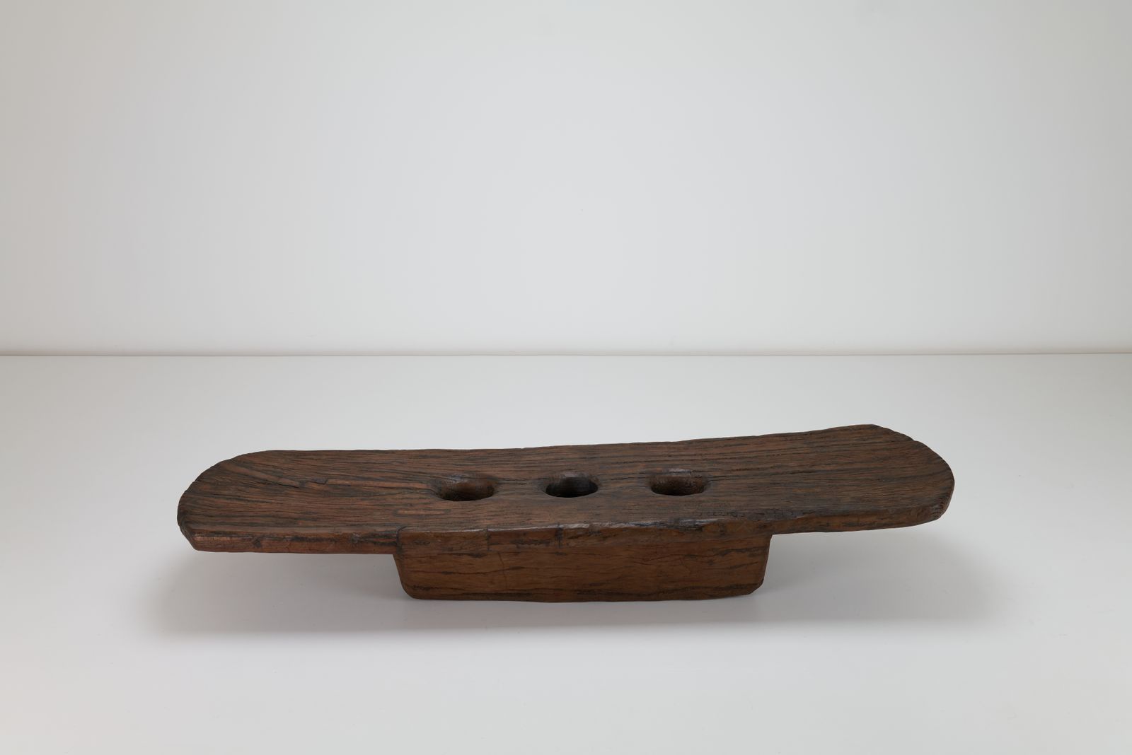 photo for sale Sculptural Tribal Wooden Rice Mortar From Ne India Nagaland Coffee Table