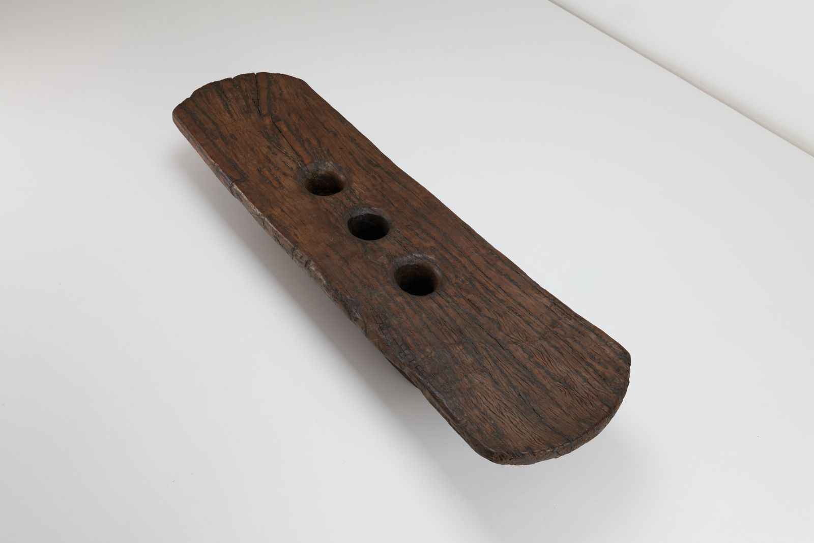 photo vinterior Sculptural Tribal Wooden Rice Mortar From Ne India Nagaland Coffee Table