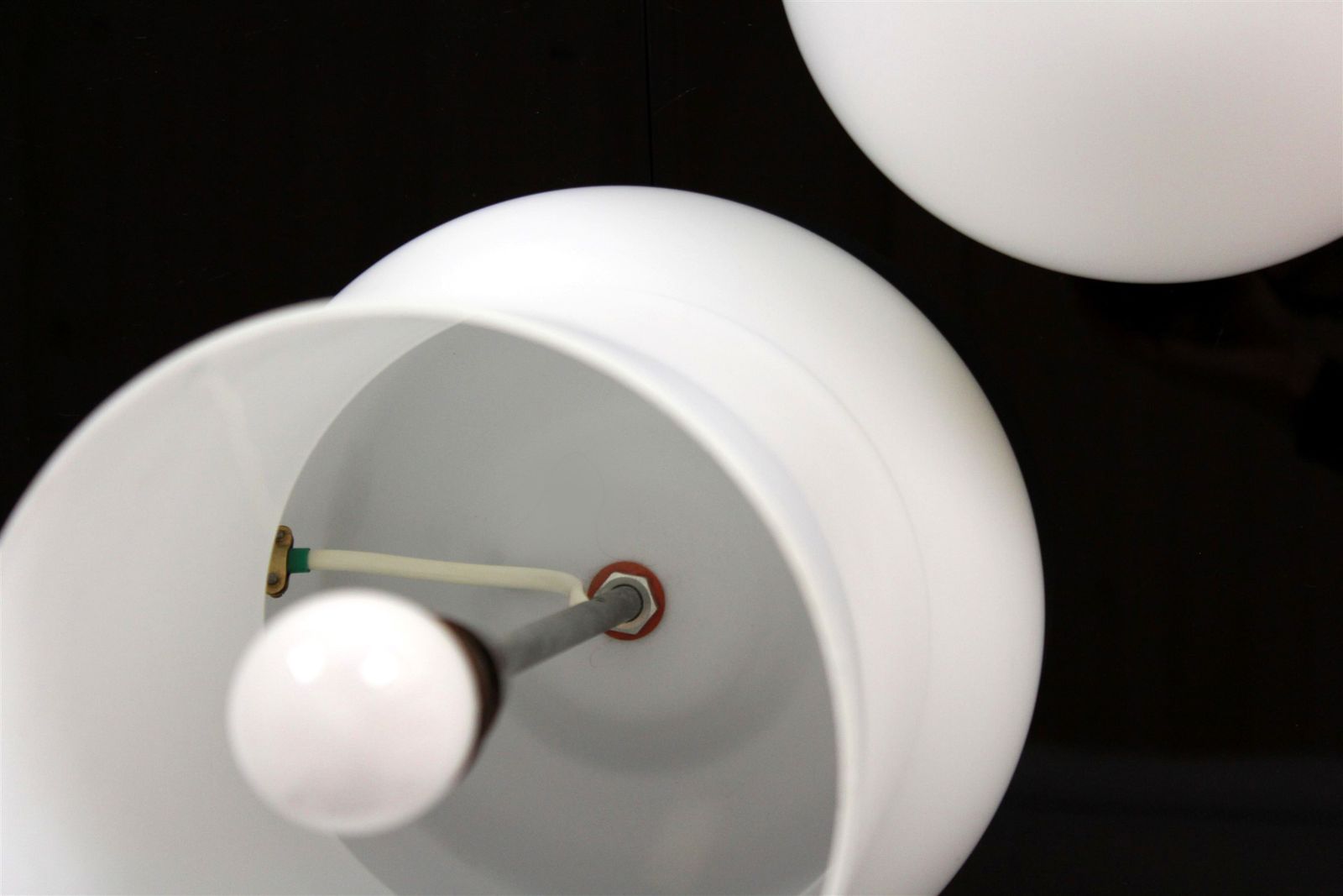 photo furniture Mid Century Glass Table Lamp From Osvětlovací Sklo Valašské Meziříčí, 1970s