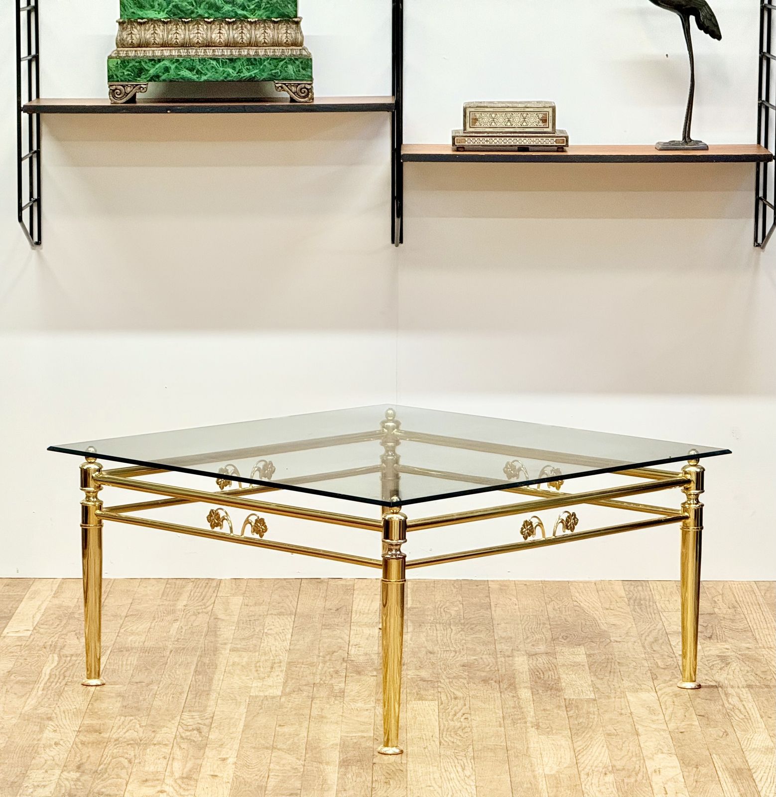 Italian Hollywood Regency Lounge Occasional Table By Metalstudio S.P.A photo for sale