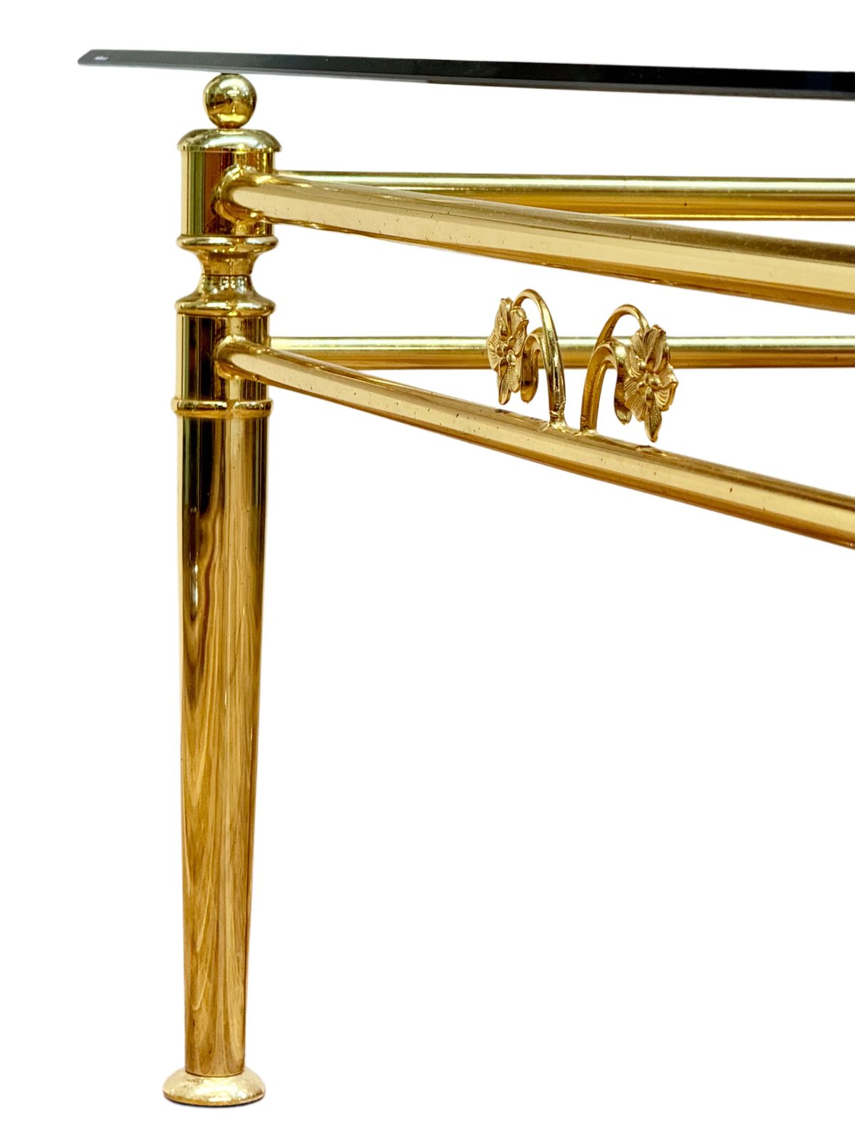 Furniture Italian Hollywood Regency Lounge Occasional Table By Metalstudio S.P.A photo