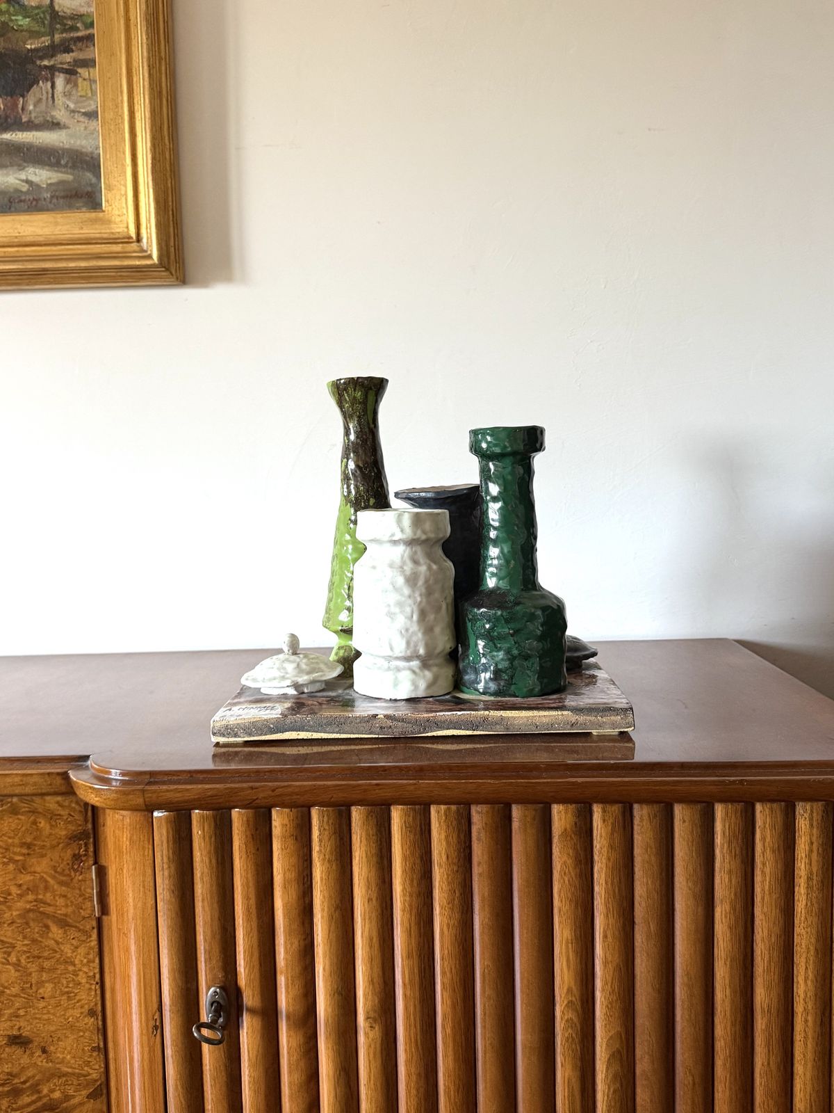 Arnaldo Miniati, Morandi Allegory Sculpture, Ed. 8/50, Italy 1971 photo furniture
