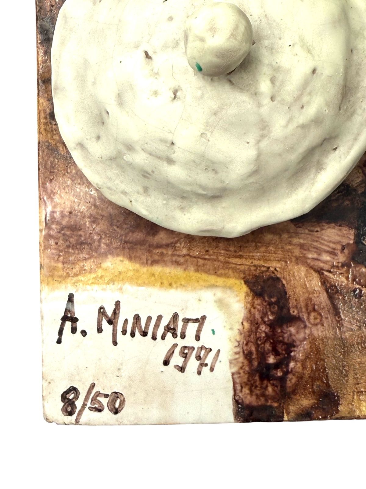 Arnaldo Miniati, Morandi Allegory Sculpture, Ed. 8/50, Italy 1971 photo buy
