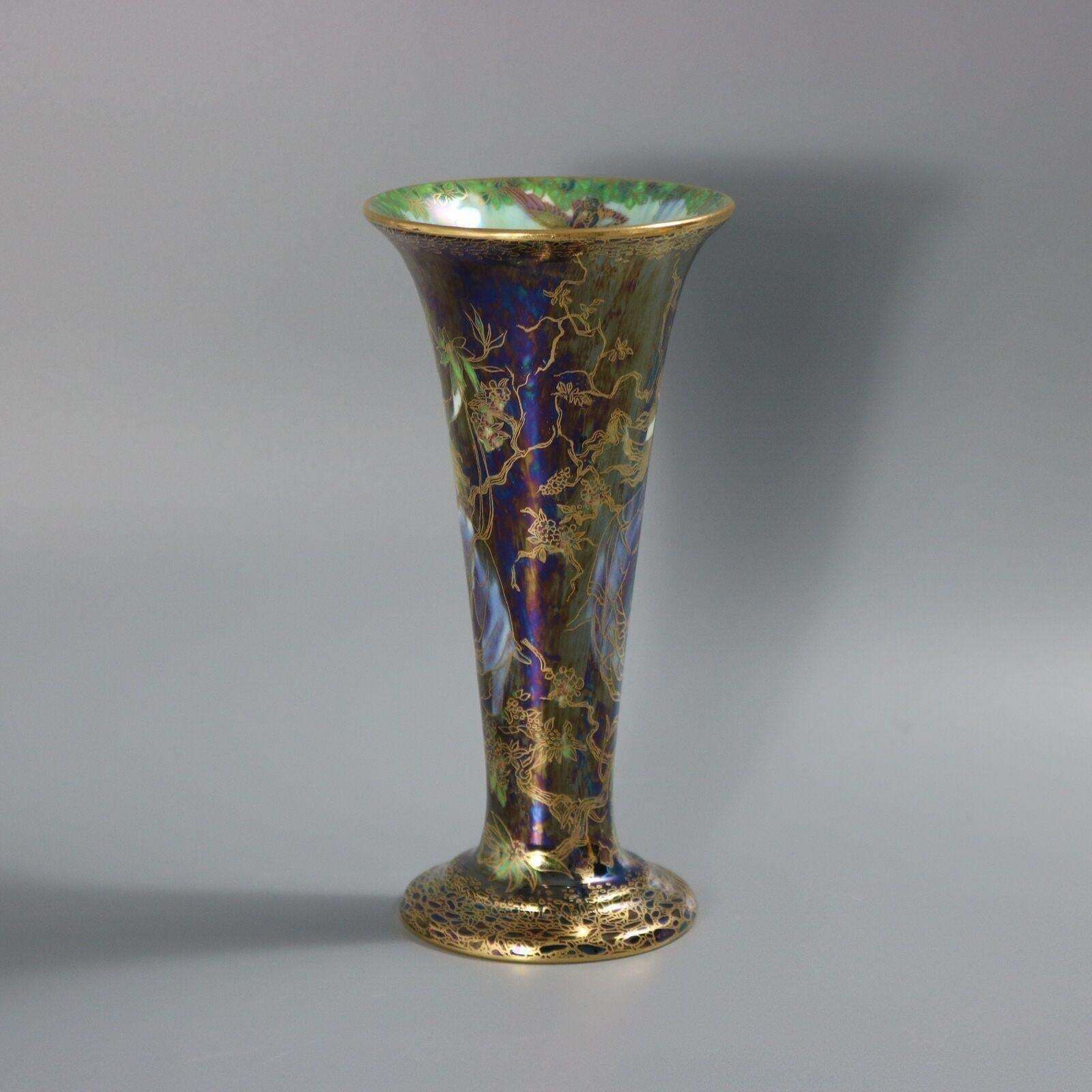 Wedgwood Fairyland Lustre Butterfly Women Trumpet Vase photo Home Decor