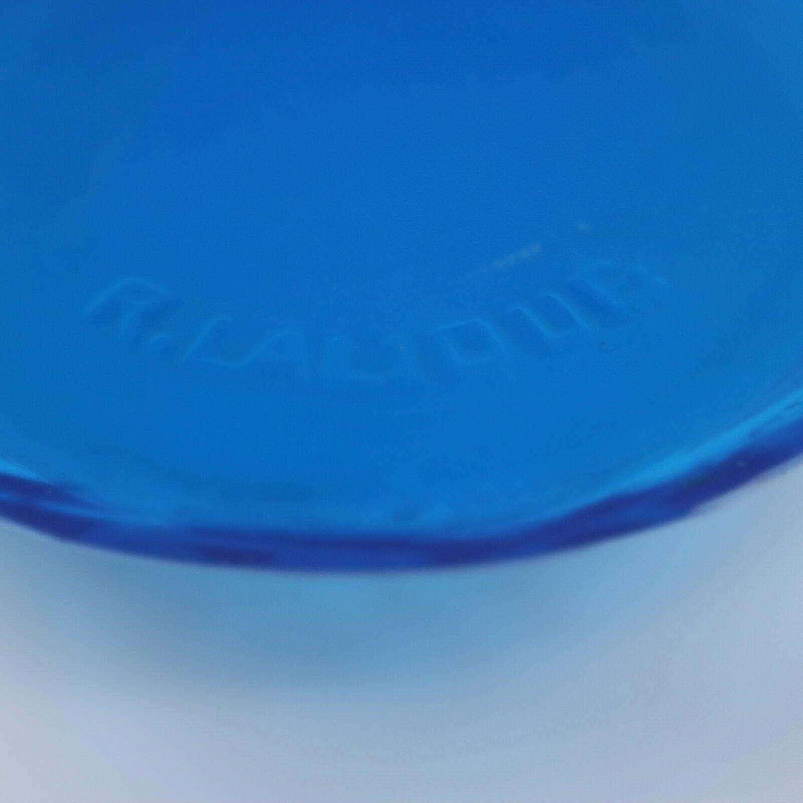 photo for sale Rene Lalique Electric Blue Glass Espalion Vase