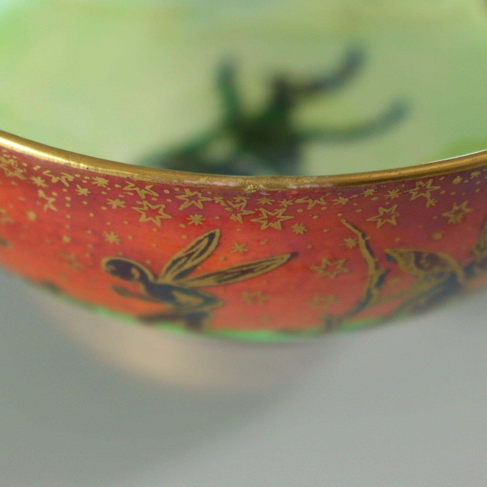 photo vinterior Wedgwood Flame Fairyland Lustre Imperial Bowl