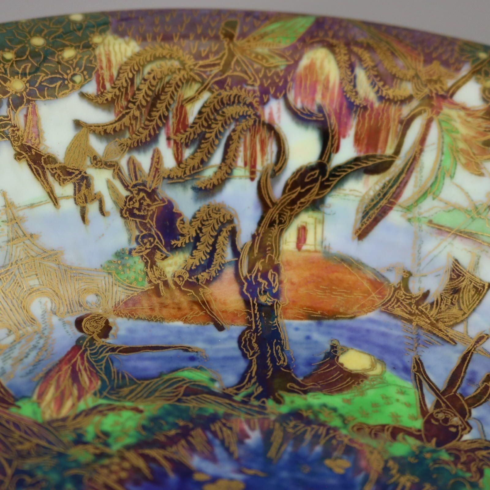 Wedgwood Fairyland Lustre Jumping Faun Lily Tray photo 4209.0