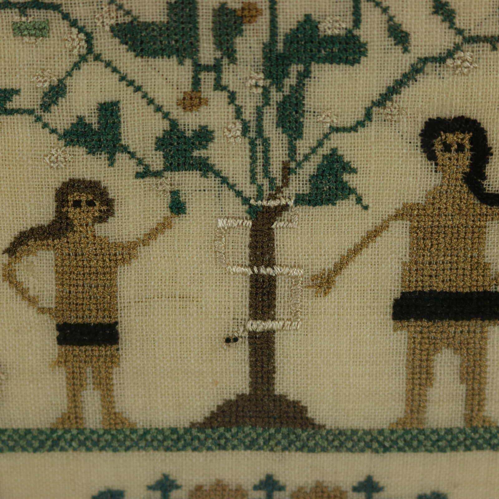 Art Pair Of Sister Samplers, 1810, Priscella And H Trokes photo