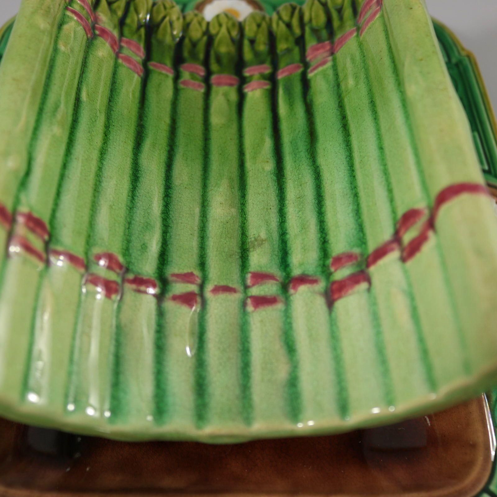 photo vinterior Minton Majolica Asparagus Server