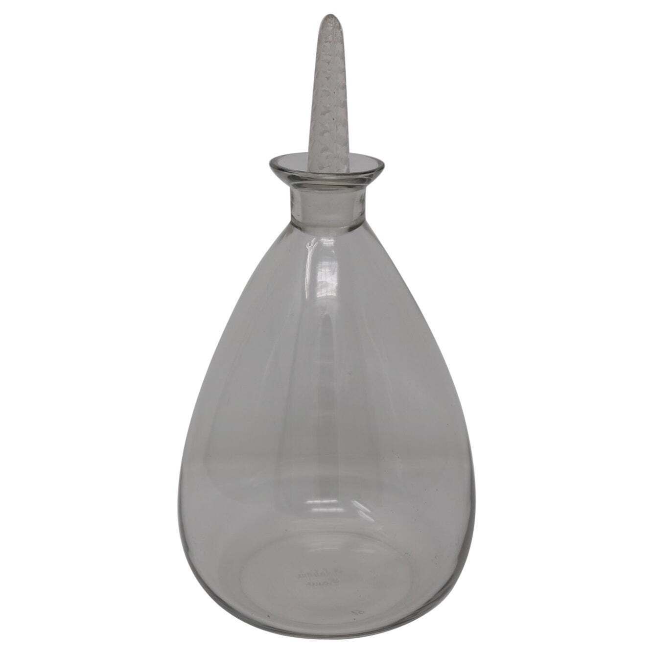 Rene Lalique Clear Glass 'Dornach' Decanter