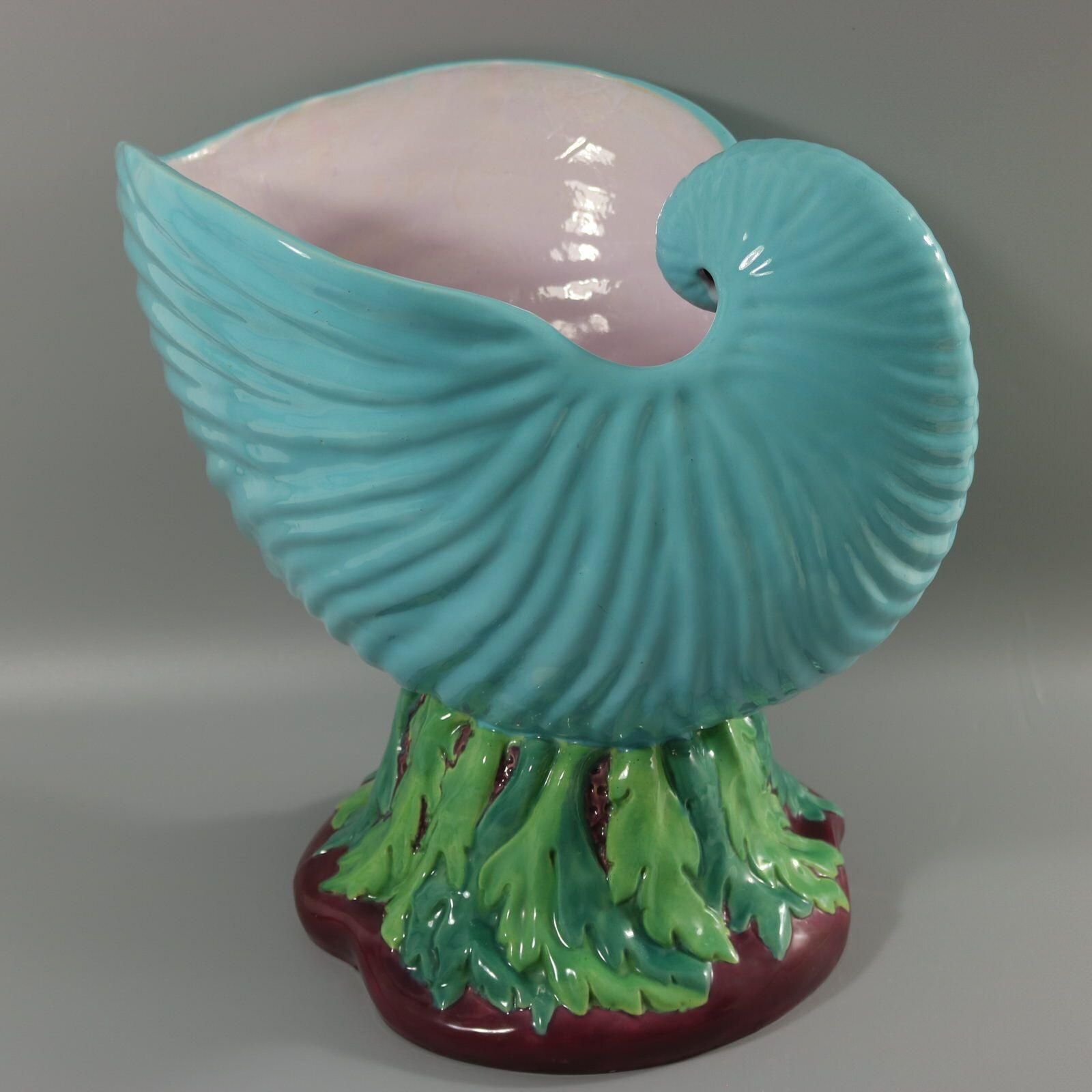 Minton Majolica Nautilus Shell bloempot photo 7085.0