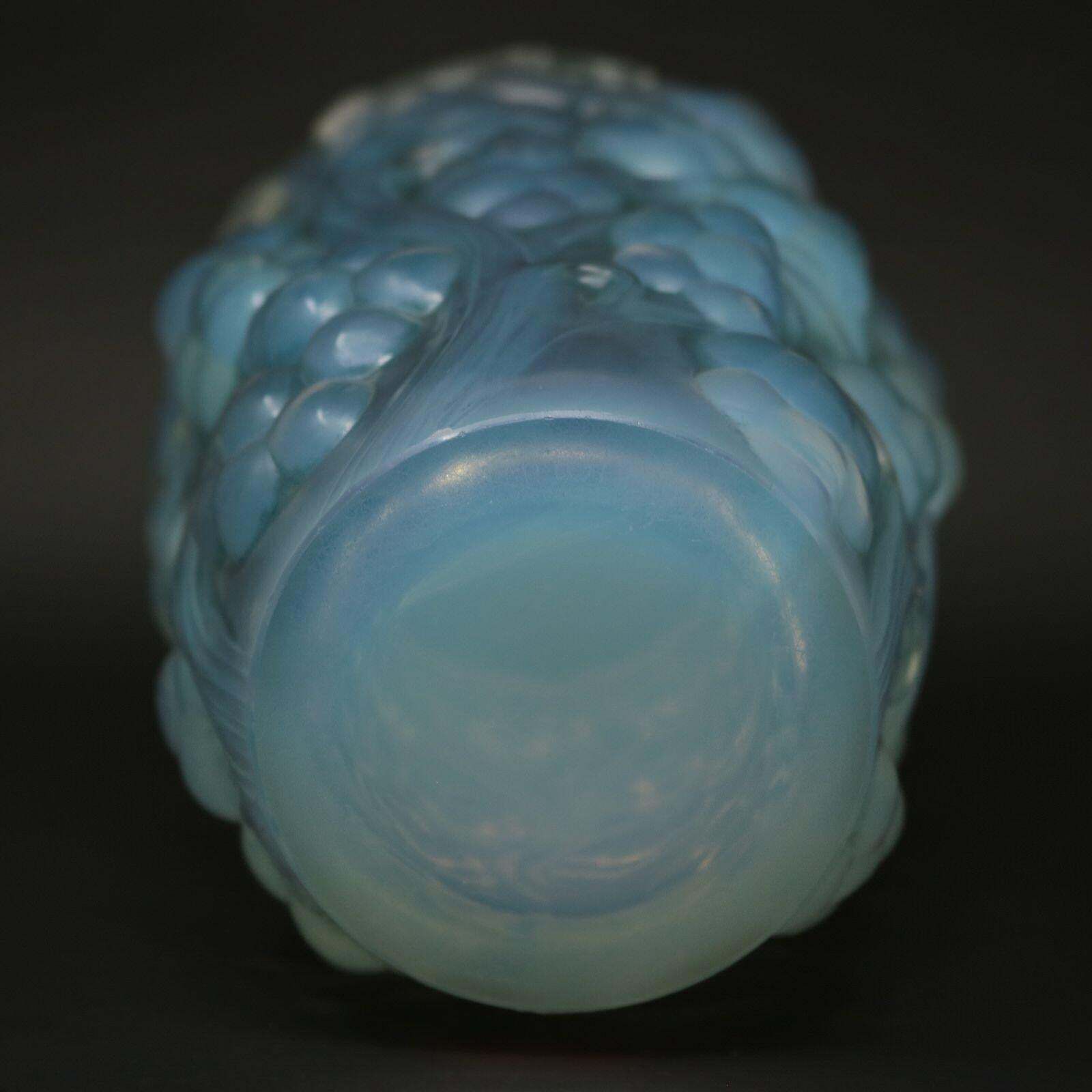 Rene Lalique Opalescent Glass 'Raisins' Vase photo buy