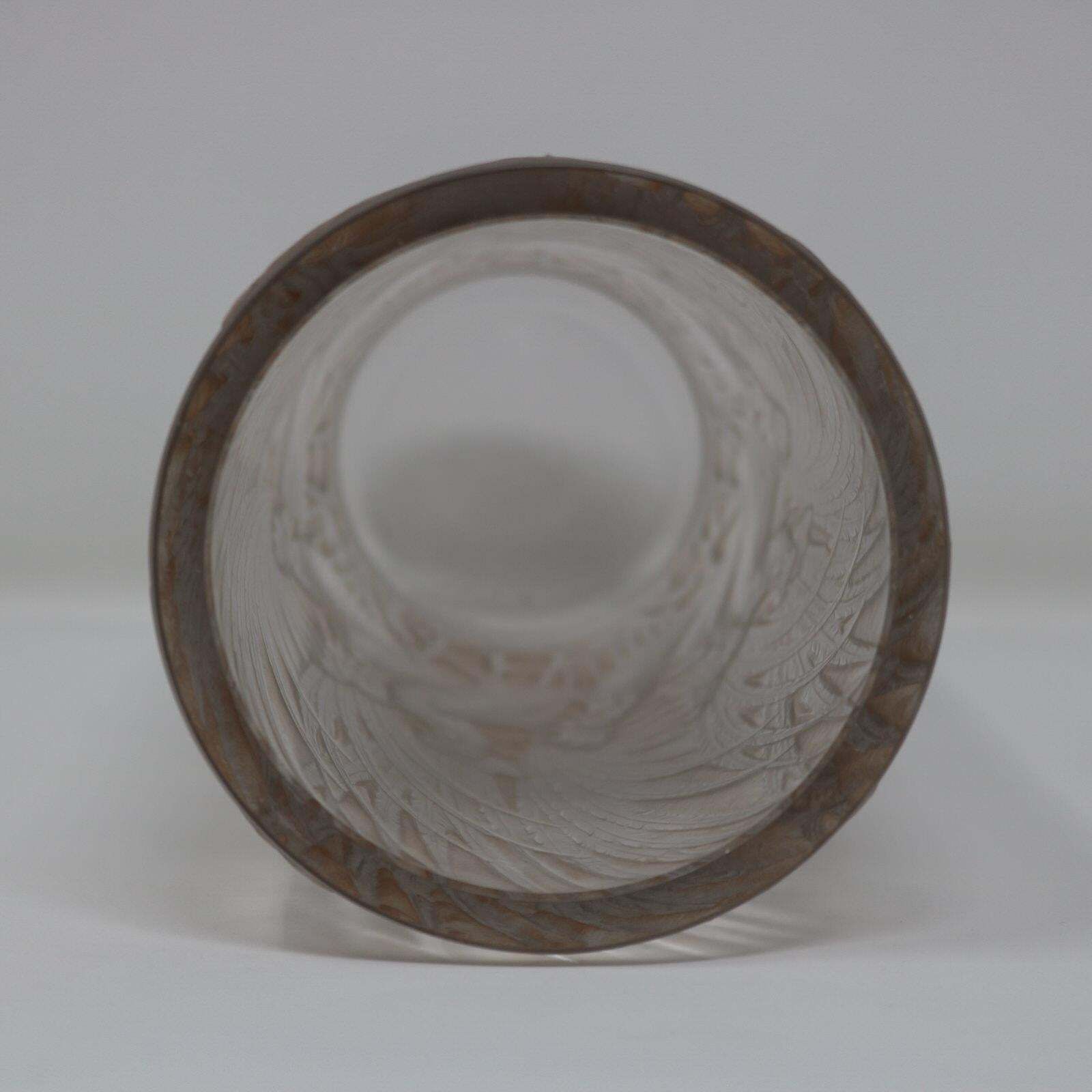 Rene Lalique Glass 'Coqs Et Plumes' Vase photo Home Decor