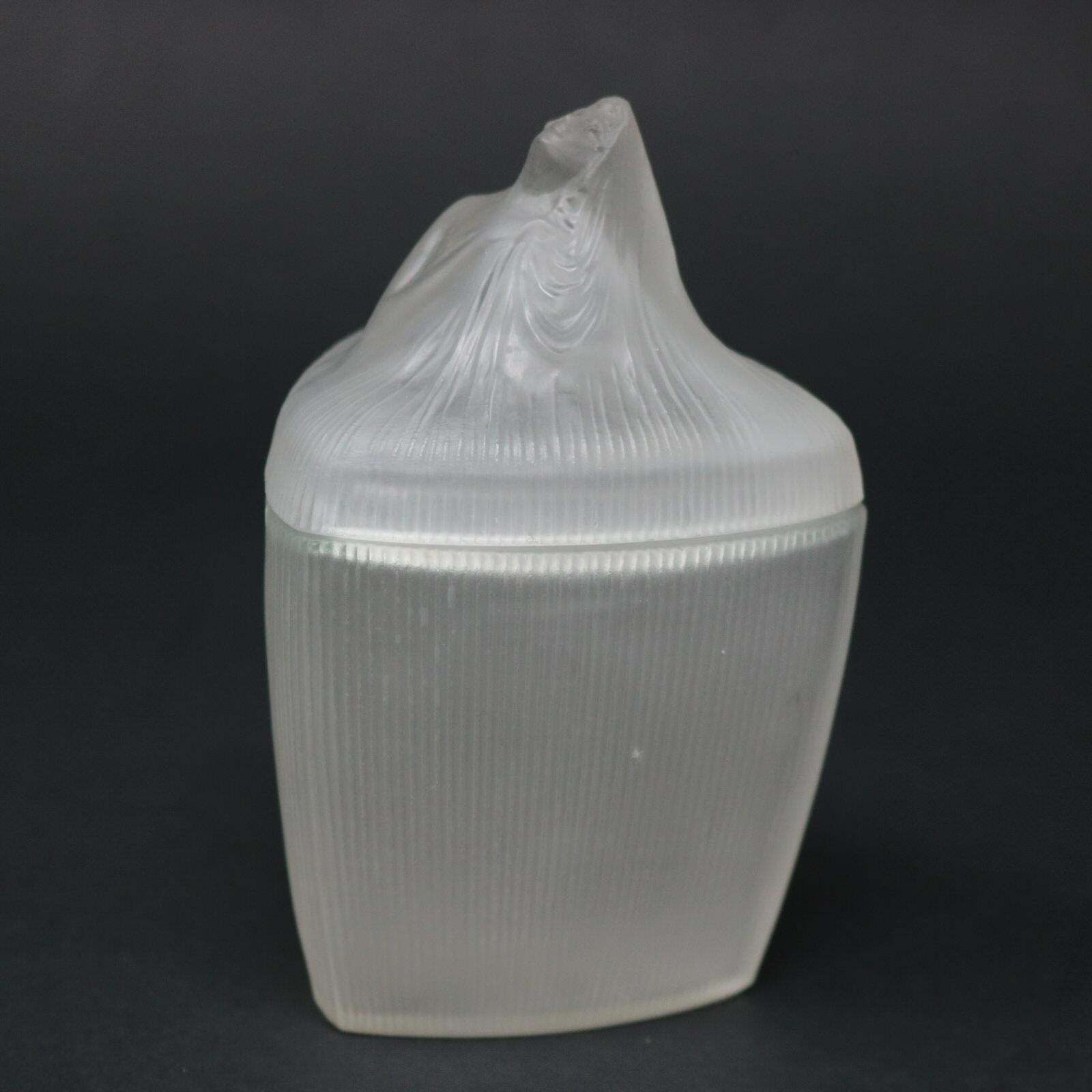 Rene Lalique Frosted Glass 'Tete Femme' Ointment Jar photo furniture
