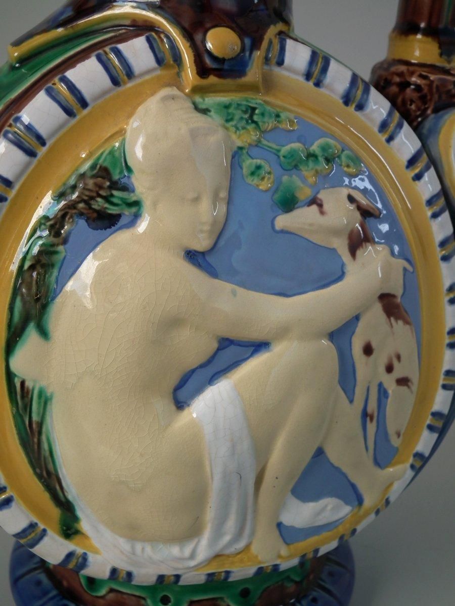 Minton Majolica Renaissance Revival Jug Or Pitcher photo for sale