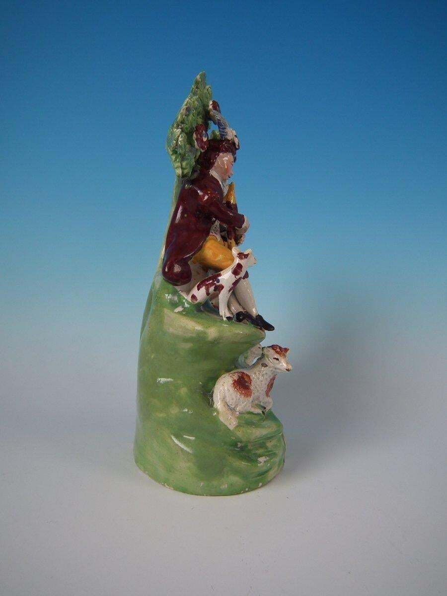 Staffordshire Pearlware Musicians And Sheep Bocage Group photo furniture