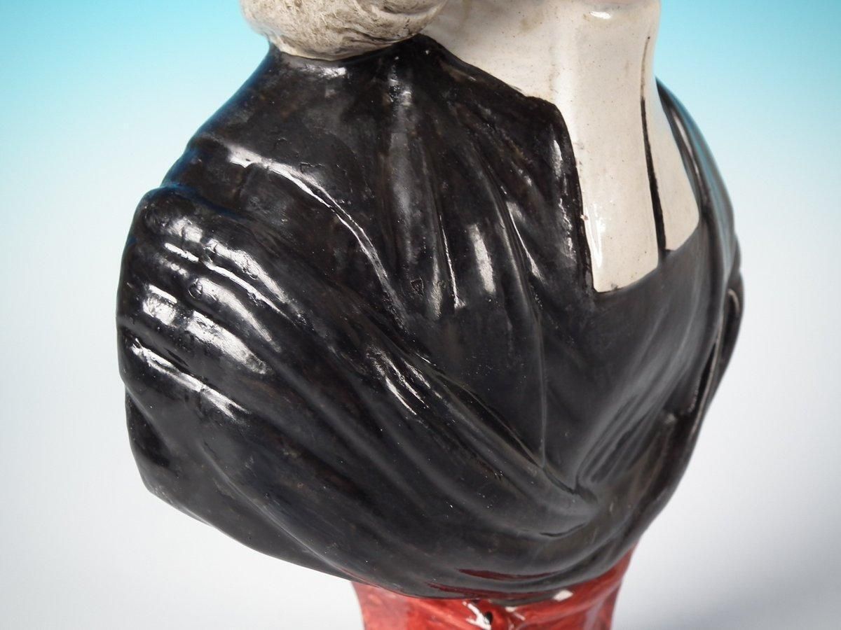 Staffordshire Pearlware 'John Wesley' Bust photo Art