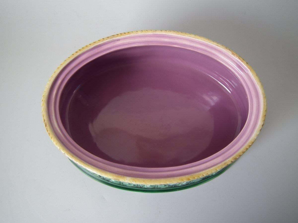 photo furniture George Jones Majolica Partridge Game Pie Dish And Cover