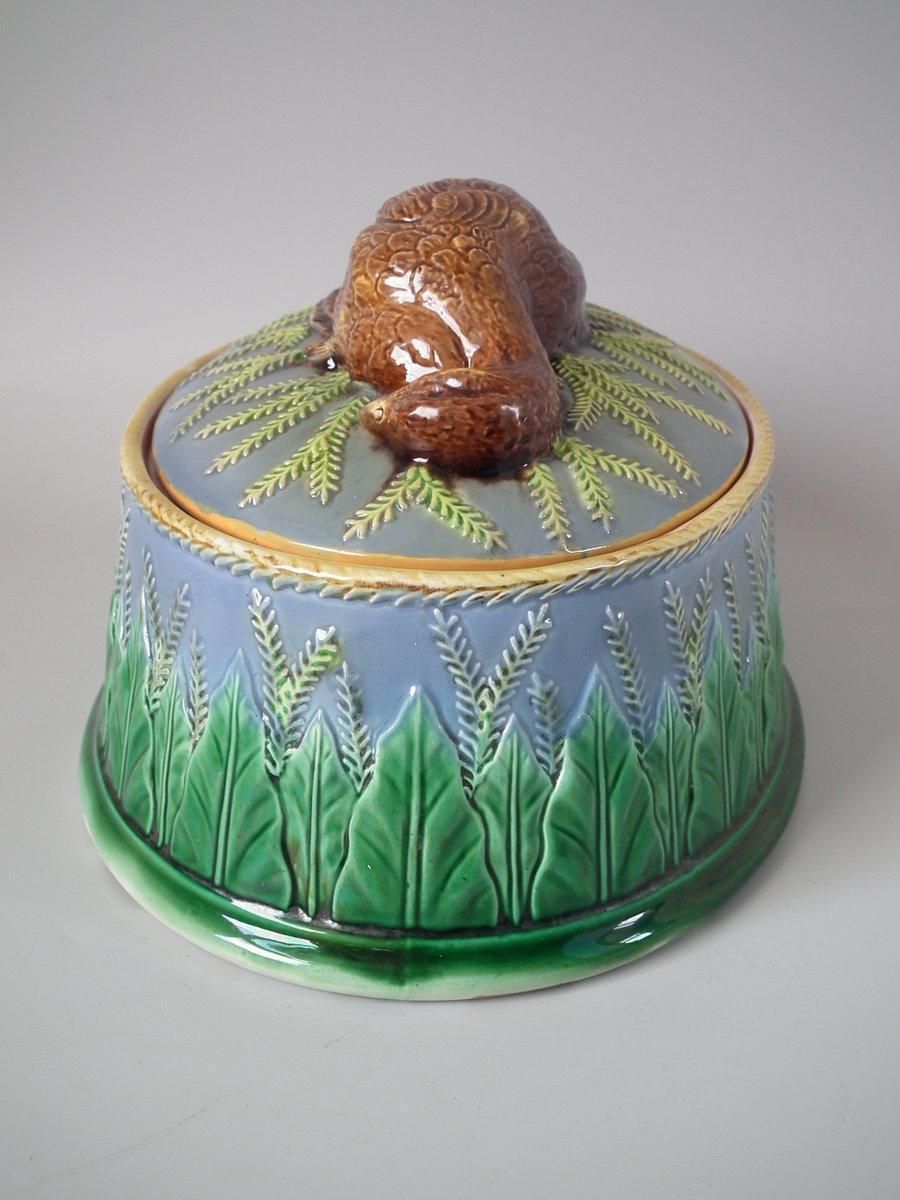 Home Decor George Jones Majolica Partridge Game Pie Dish And Cover photo