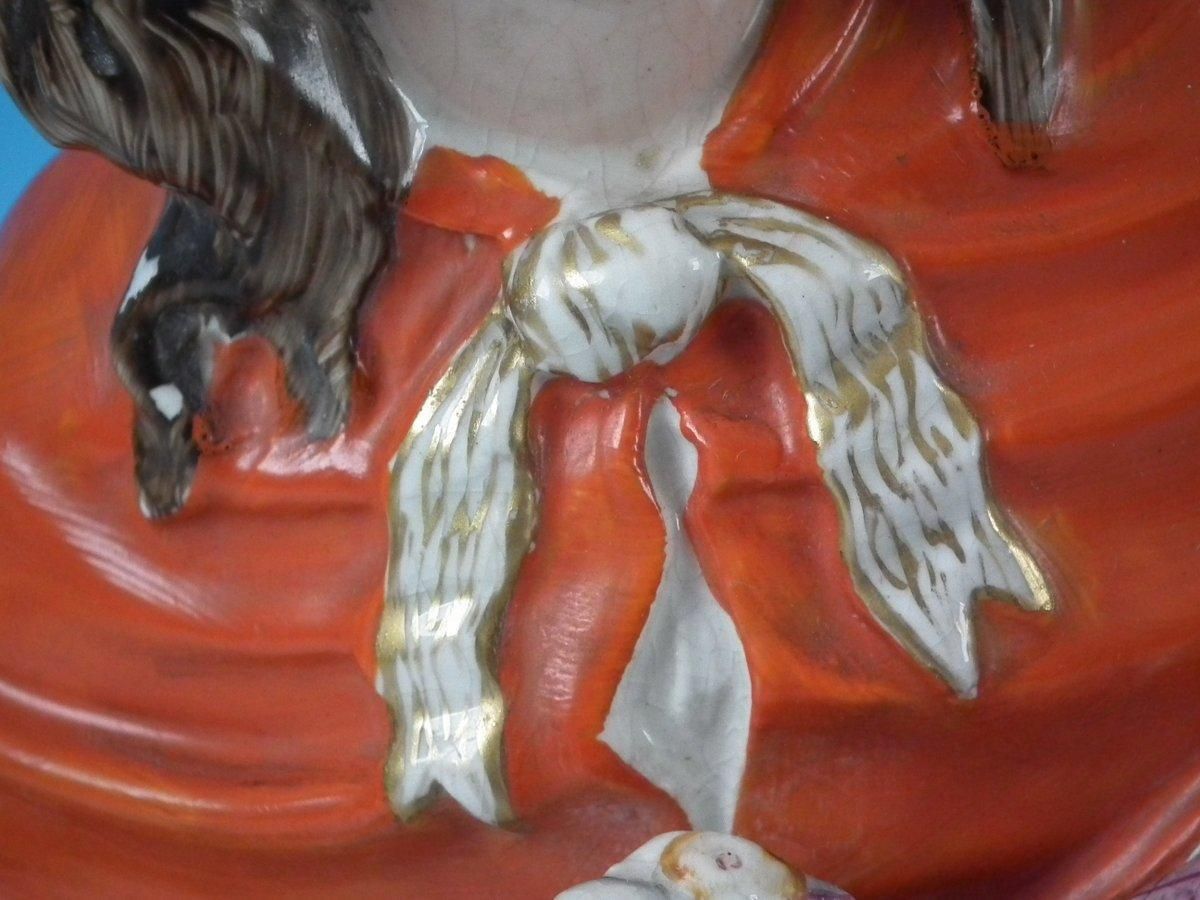 photo buy Large Staffordshire Red Riding Hood And Wolf Figure