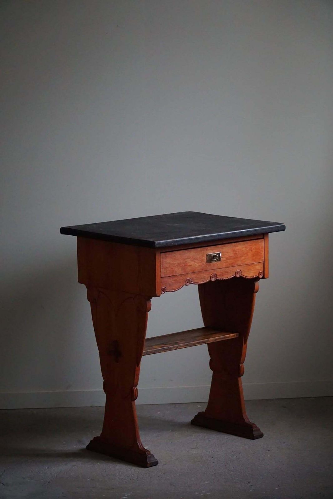 Antique Hand Crafted Swedish 19th Century Gustavian Style Pine Desk / Table photo Furniture