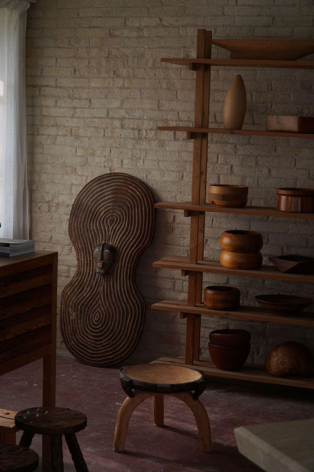 photo for sale African Vintage Shield, Tribal Wall Art, Songye Shield, Congo, Mid 20th Century