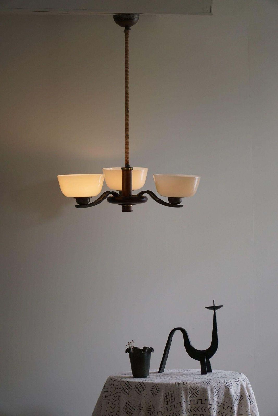 Paavo Tynell For Taito Oy, A Model '1255/3' Art Deco Chandelier, Finland, 1930's photo buy
