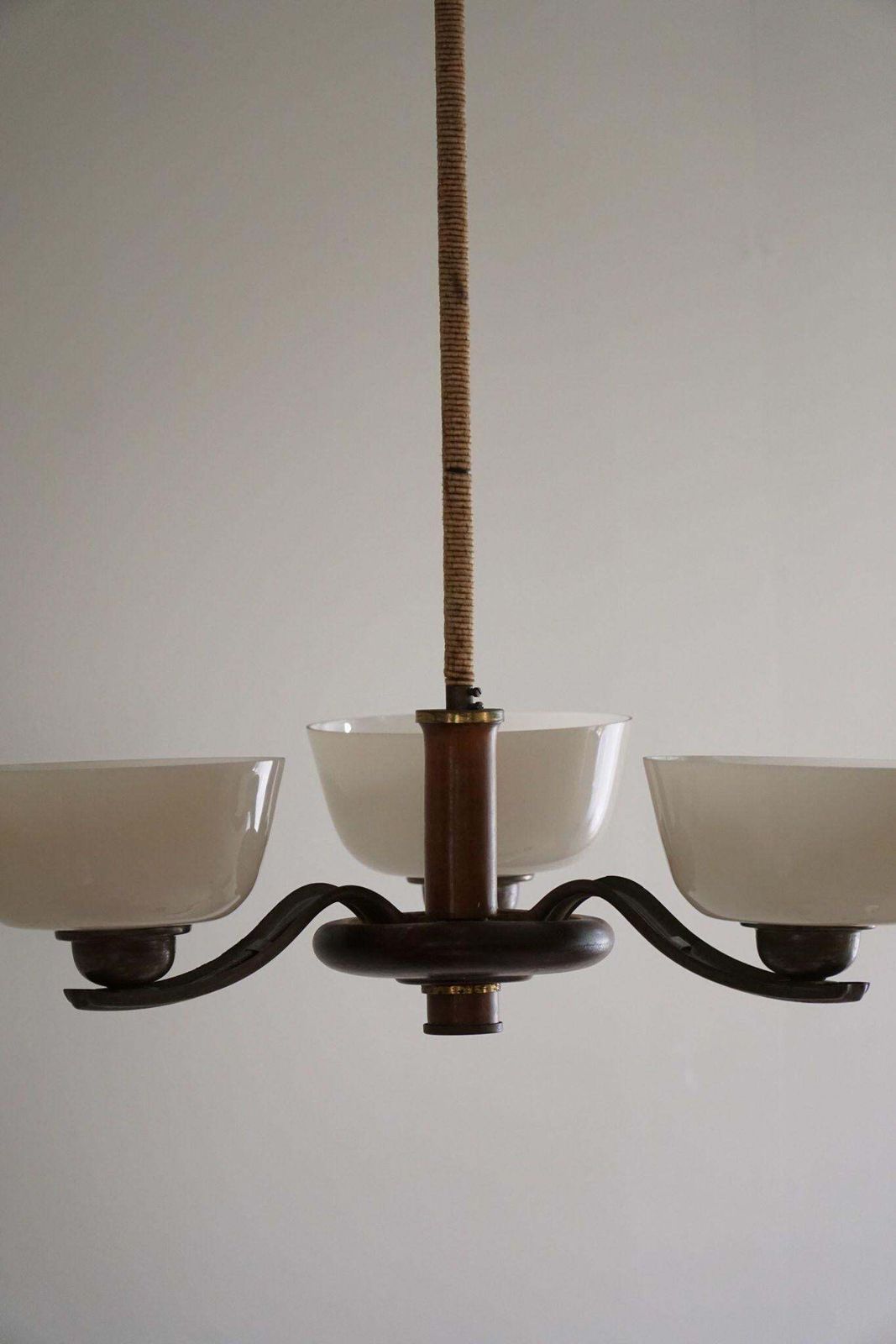 3230.0 Paavo Tynell For Taito Oy, A Model '1255/3' Art Deco Chandelier, Finland, 1930's photo