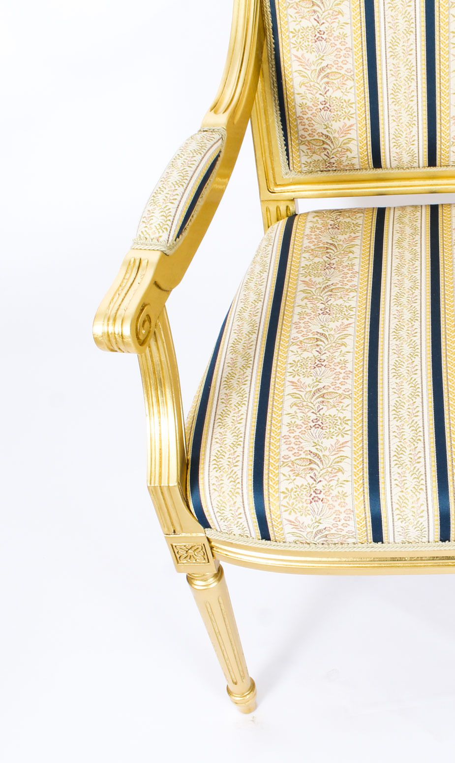 Bespoke Pair Armchairs & Sofa   French Louis XVI Giltwood Suite photo Furniture