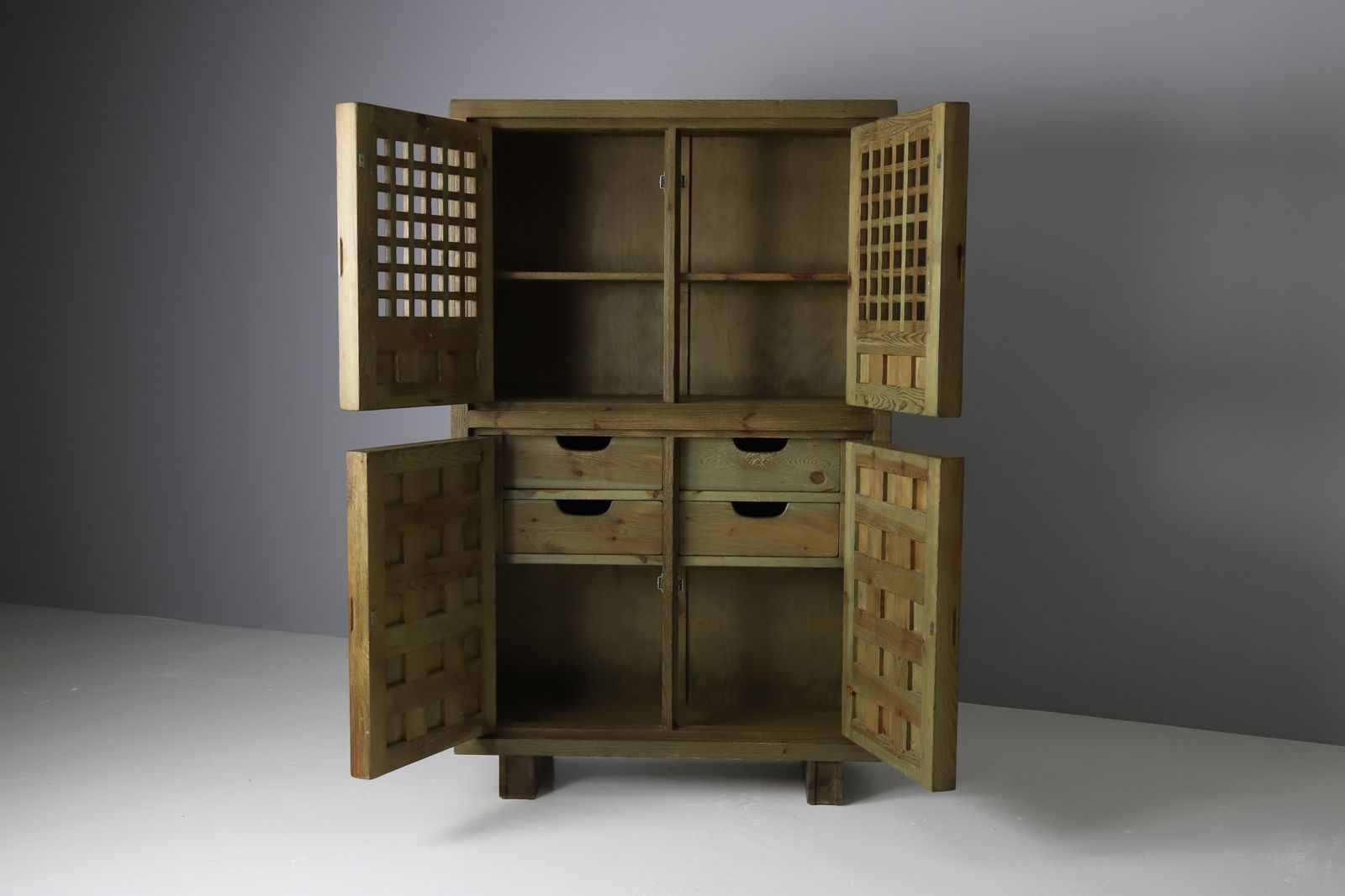 14987.0 Biosca Brutalist Highboard, 1960s photo